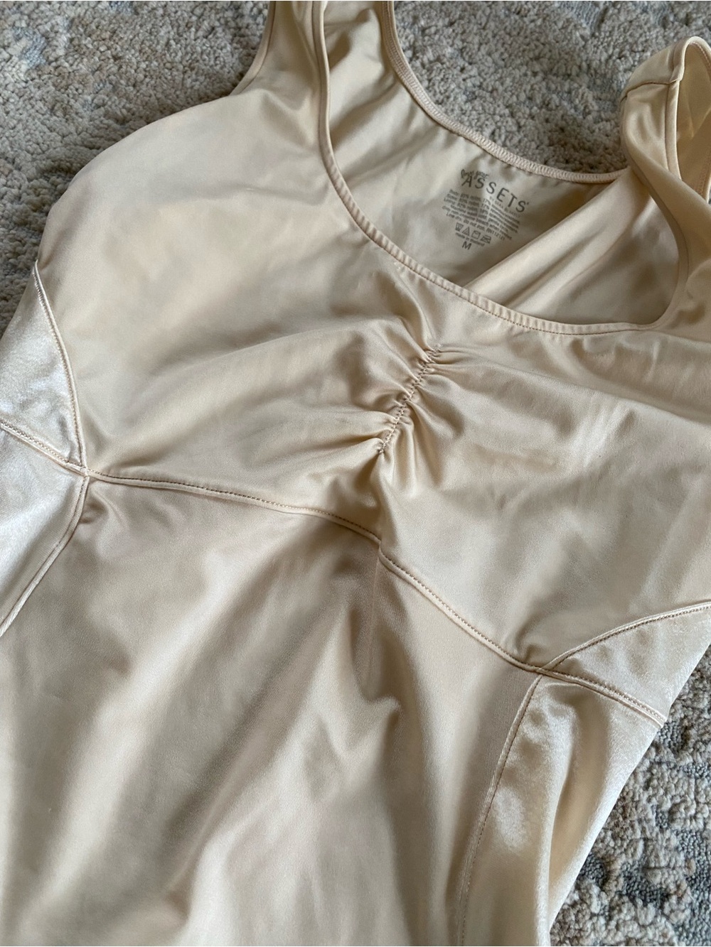 Love Your Assets by Sara Blakey Retired Shapewear Tank Shaping Top Nude Tan: Med - Picture 2 of 7